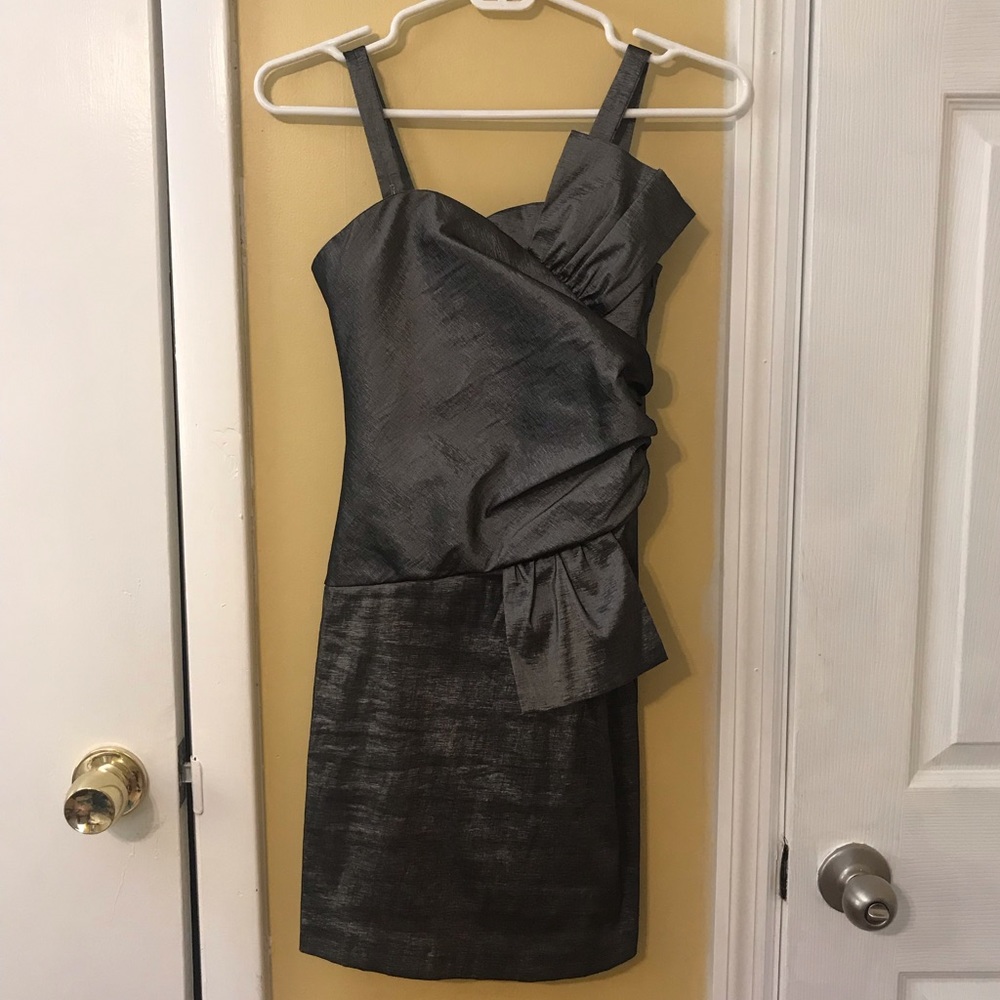 Sally Miller Couture Metallic/Silver Dress